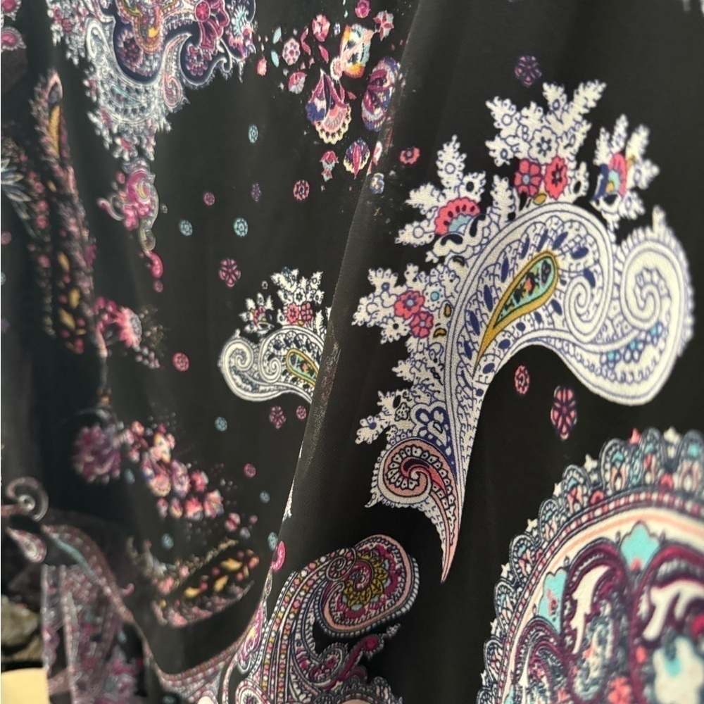 Express Women's Paisley Short Casual Dress - Picture 3 of 7